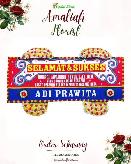 Papan Bunga Ucapan Selamat Johowinong